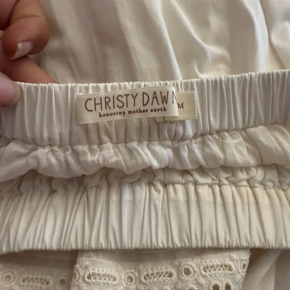 Christy Dawn Perla Skirt in Pearl - Picture 4 of 10